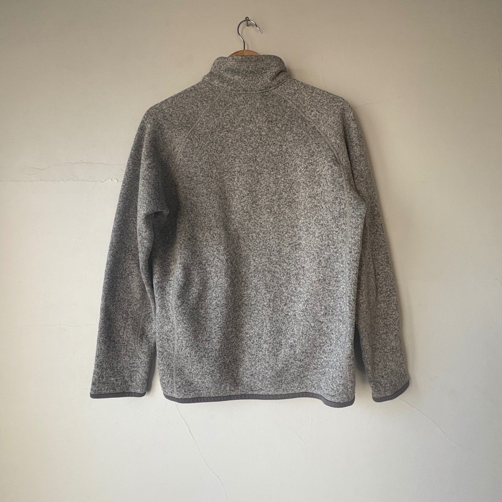 Patagonia Mens Better Sweater 1/4‎ Zip Fleece Pullover Stonewash Grey Size Small - Picture 6 of 6